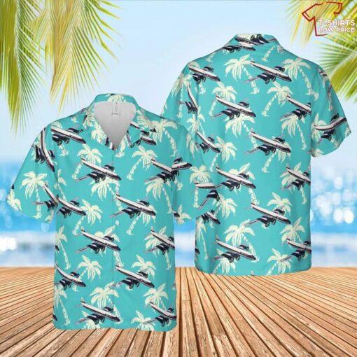 Dc-7 Delta Airlines Hawaiian Shirt for summer