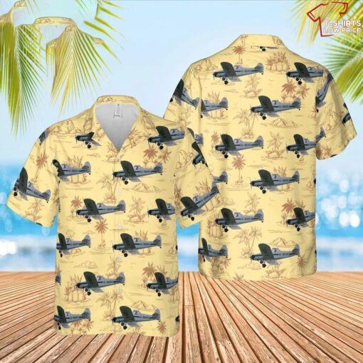 Delta Airlines Dc-7 Hawaiian Shirt for summer