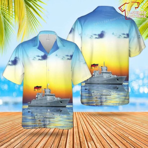 Deutsche Marine Sachsen-anhalt (f224) Hawaiian Shirt For Men And Women for summer