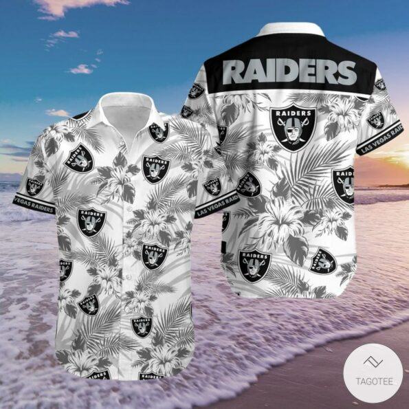 NFL-Las-Vegas-Raiders-Hawaiian-Shirt-full-3D-Tropical-Flower-summer