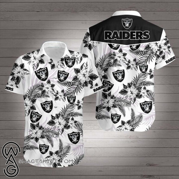NFL-Oakland-Raiders-Hawaii-aloha-full-3D-Shirt-summer