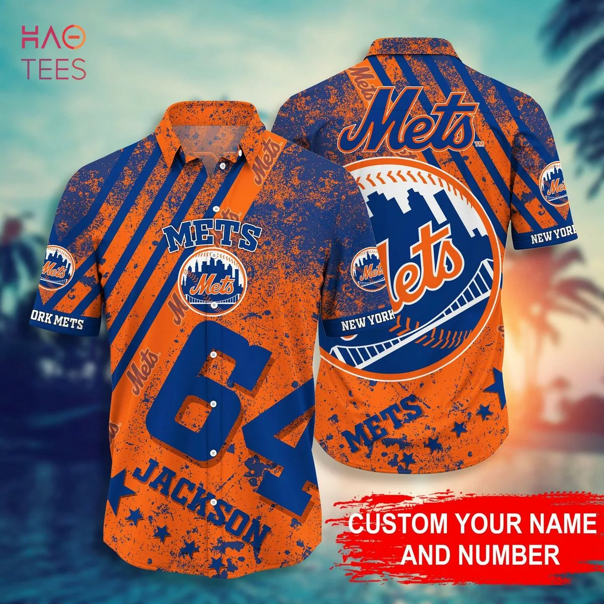 New York Mets MLB-Personalized Hawaiian combo shirt custom for fan