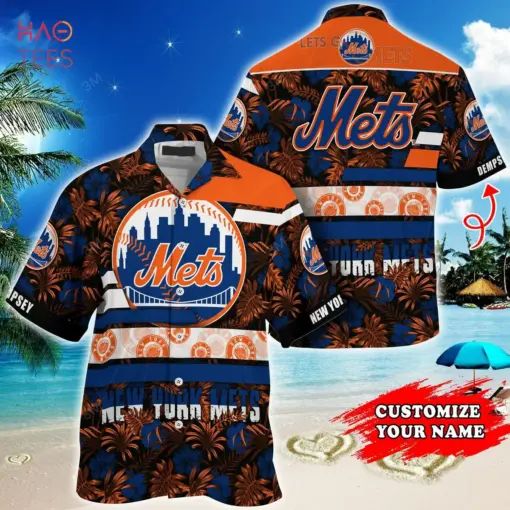 New York Mets MLB super team Hawaiian Shirt floral Summer for fan