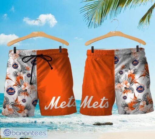 New York Mets Tropical Pattern For Fans Hawaiian combo Shirt and Short