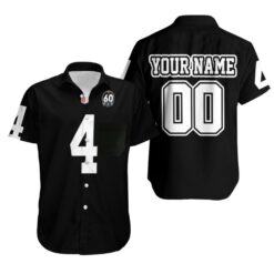 Nfl-Hawaiian-Shirt-Fan-Carr-Number-4-Oakland-Raiders-3D-summer