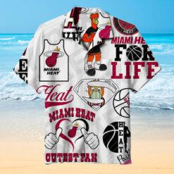 nba miami heart custom hawaiian shirt for fans