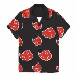 Anime Naruto Shippuden Akatsuki Cloud hawaiian Shirt 3D Print