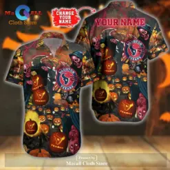 Houston Texans NFL halloween Hawaiian Shirt Hot Trending for fan