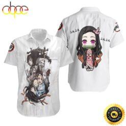 Kimetsu-No-Yaiba-Anime-Nezuko-Anime-hot-Hawaiian-Shirt