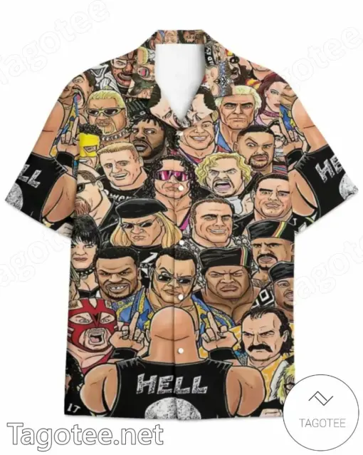 Wwe Hell In A Cell Hawaiian Shirt custom