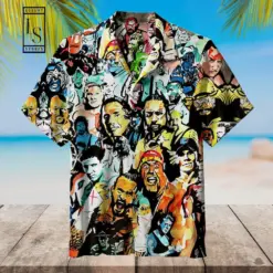 all Star Wrestler WWE Hawaiian Shirt