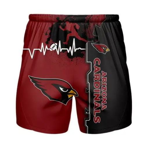 Arizona Cardinals NFL 3D Printed short