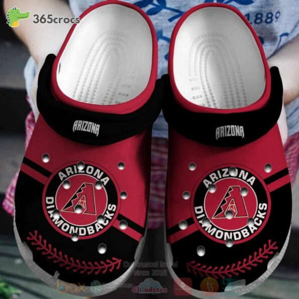 Arizona Diamondbacks Red-Black Mlb Crocs Clog Shoes