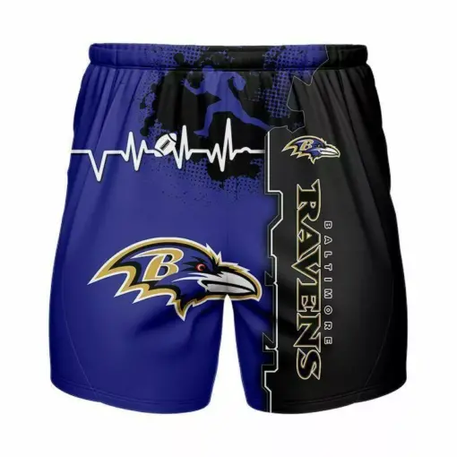 Baltimore Ravens NFL full 3D Printed short