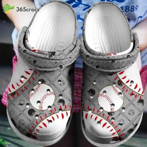 Baseball Adults Crocs Clog Shoes