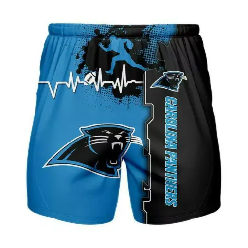 Carolina Panthers NFL full 3D Printed short