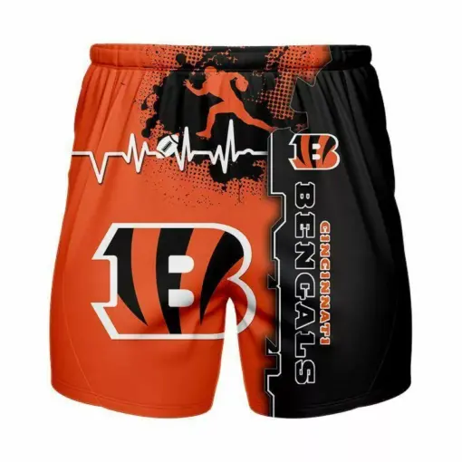 Cincinnati Bengals NFL full 3D Printed short