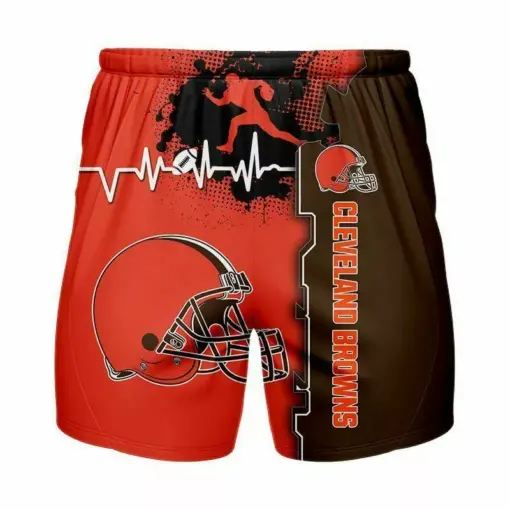 Cleveland Browns NFL full 3D Printed short