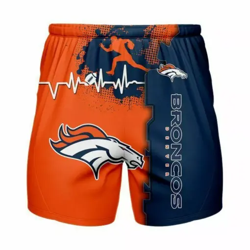 Denver Broncos NFL 3D full Printed short