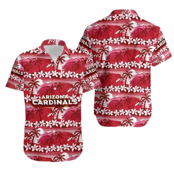 NFL Arizona Cardinals Hawaiian 3D Shirt seaside