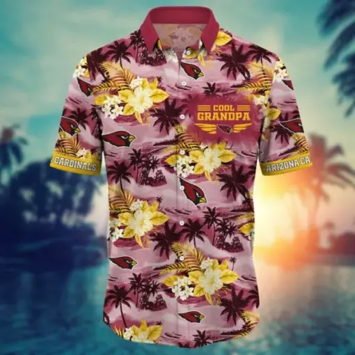 NFL Arizona Cardinals Hawaiian Shirt Grandparent New 2021