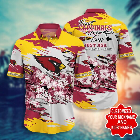 NFL Arizona Cardinals Hawaiian Shirt Personalized 1