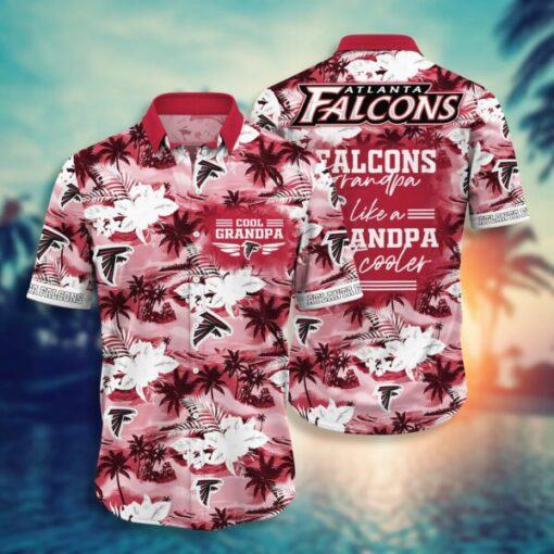 NFL Atlanta Falcons Hawaiian Shirt For Grandparent