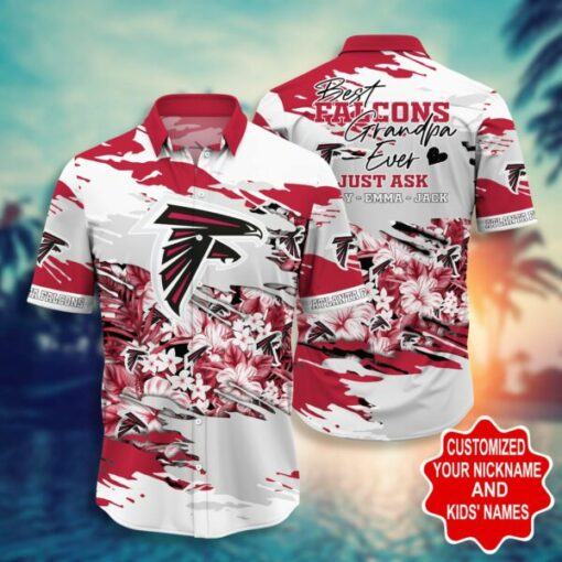 NFL Atlanta Falcons Hawaiian Shirt Personalized