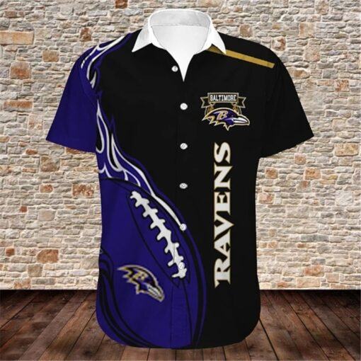 NFL BALTIMORE RAVENS HAWAIIAN SHIRT FOR FANS