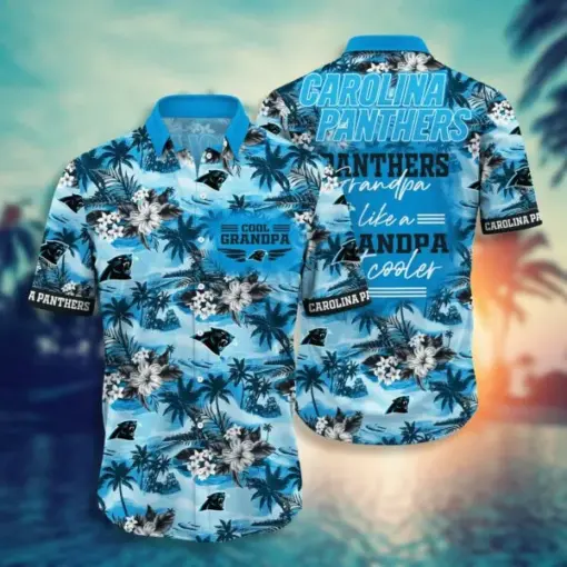 NFL Carolina Panthers Hawaiian Shirt For Grandparent