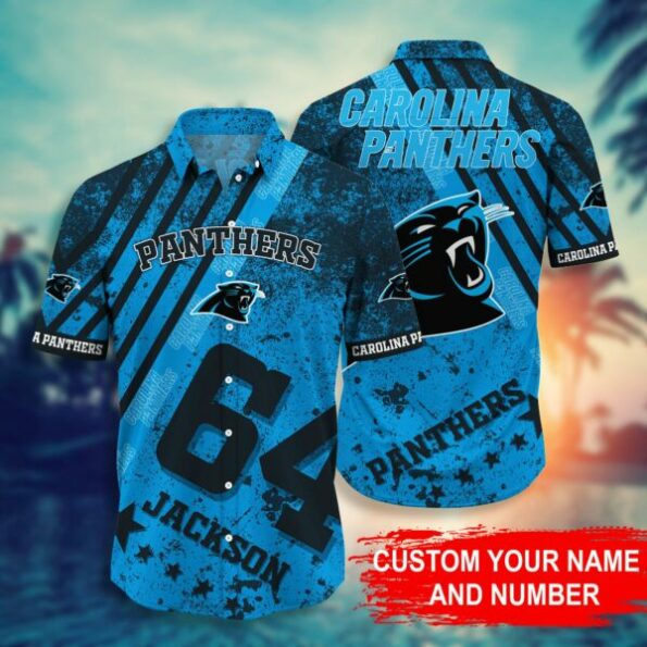 NFL Carolina Panthers Hawaiian Shirt Personalized Trending