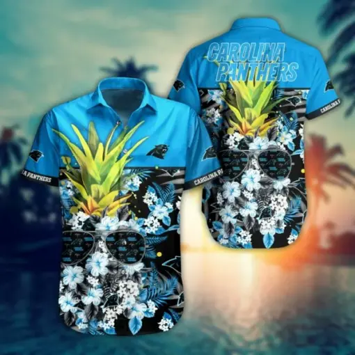 NFL Carolina Panthers Hawaiian Shirt Pineapple Trending