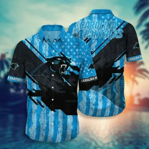 NFL Carolina Panthers Hawaiian Shirt Short Style Hot Trending 3