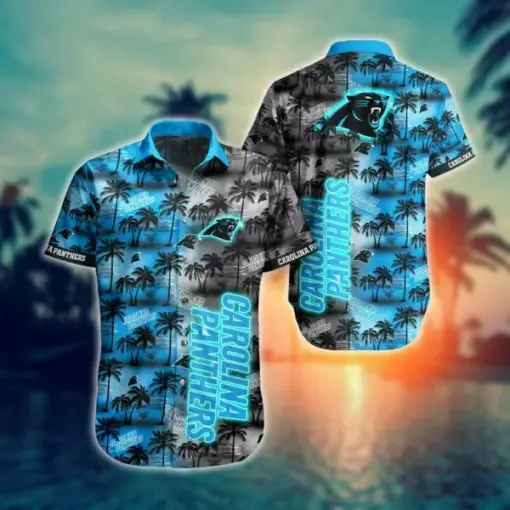 NFL Carolina Panthers Hawaiian Shirt Short Style Trending