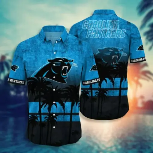 NFL Carolina Panthers Hawaiian Shirt Short Trending Summer 1