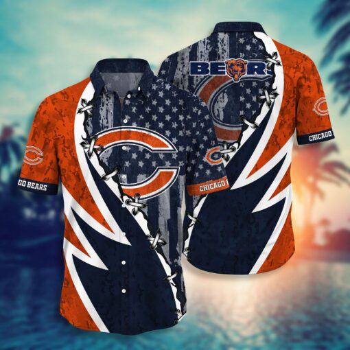 NFL Chicago Bears Style Hot Trending football 3d Hawaiian Shirt Short