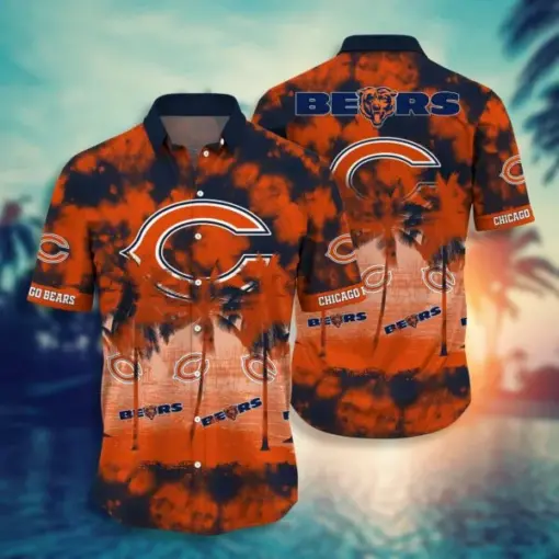 NFL Chicago Bears Style Hot Trending1 football 3d Hawaiian Shirt Short