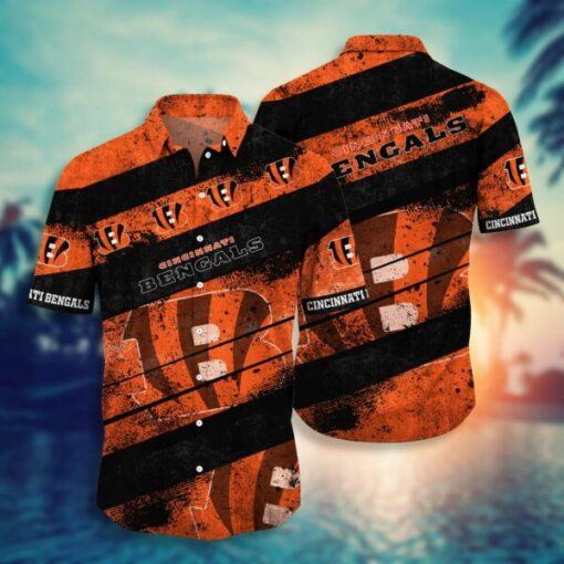 NFL Cincinnati Bengals Hawaiian Shirt Short Style Hot Trending 01