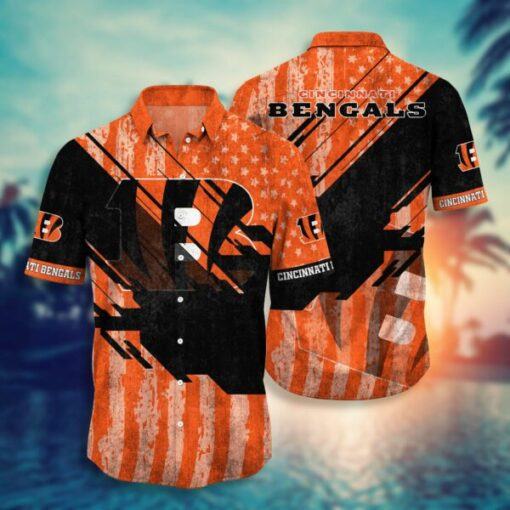 NFL Cincinnati Bengals Hawaiian Shirt Short Style Hot Trending 02