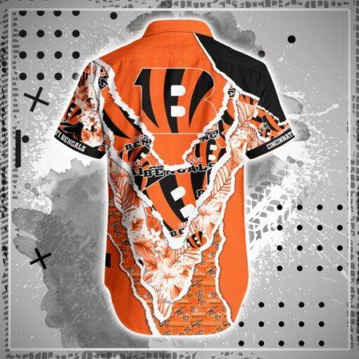 NFL Cincinnati Bengals New Trending football 3d Hawaiian Shirt short