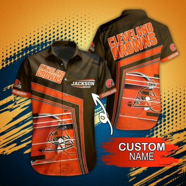 NFL Cleveland Browns Hawaiian Shirt Personalize New Style For This Summer