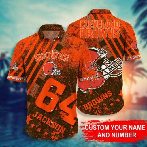 NFL Cleveland Browns Hawaiian Shirt Personalized Style Hot Trending