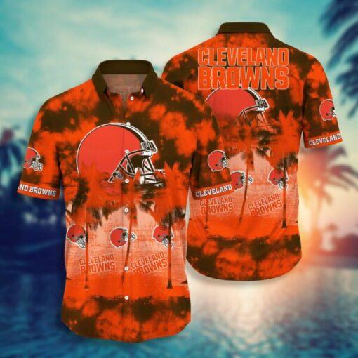 NFL Cleveland Browns Hawaiian Shirt Short Style Hot Trending 02