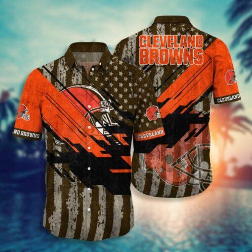 NFL Cleveland Browns Hawaiian Shirt Short Style Hot Trending 03