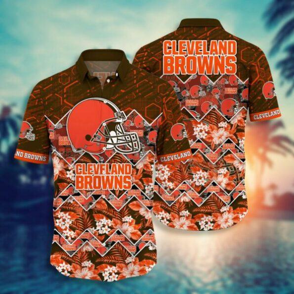 NFL Cleveland Browns Hawaiian Shirt Style Hot Trending 02