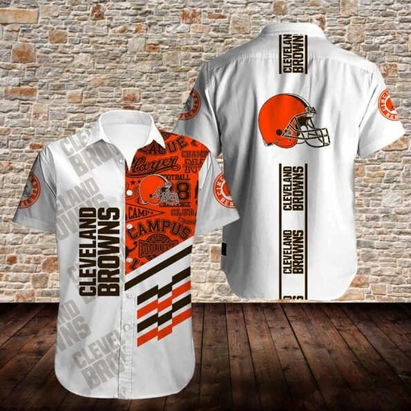 NFL Cleveland Browns classic full 3D Shirt custom fan