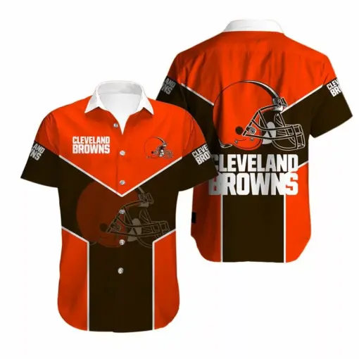 NFL Cleveland Browns helmet full 3D Shirt