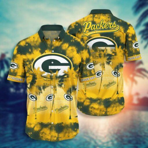 NFL Green Bay Packers logo Hawaiian Shirt For Fans