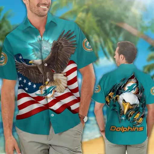 NFL Miami Dolphins HAWAIIAN SHIRT&SHORTS Luxury