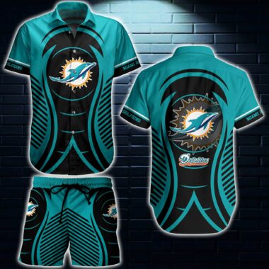 NFL-Miami-Dolphins-Hawaiian-Shirt-Style-And-Short-3D-For-Fans